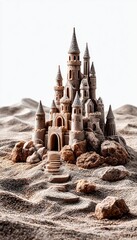 Detailed sandcastle