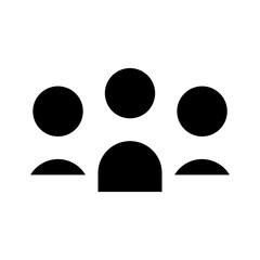 group glyph icon
