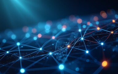 Technology network backgroung. High quality