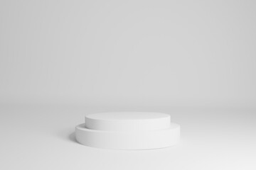 White Cosmetic Tube on Minimalist