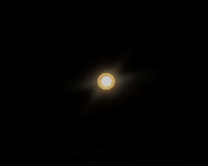 Minimalist Spotlight in the Dark