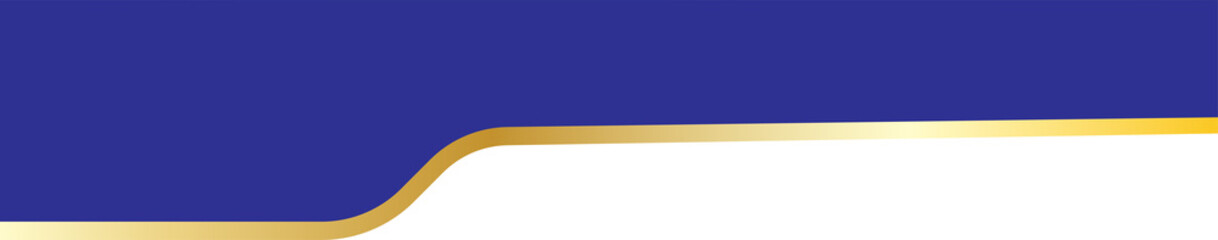 Modern Blue and Gold Graphic Header