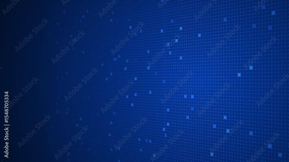 Poster abstract blue digital grid background, perfect for tech, network, or data visualization. modern geom