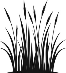 Grass Silhouette Vector Collection Long, Tall, Wild, and Minimal Grass Designs for Nature Projects, Grass vector