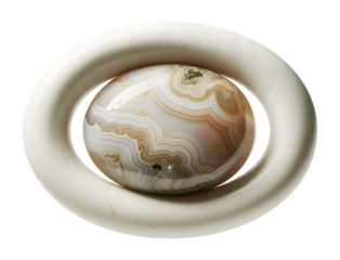 Agate Orb Sculpture