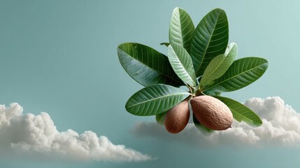 World Rainforest Day Brazil Nut Tree with Macaw and Agouti in Lush Amazon Canopy Earth Day Spring Renewal and Eco-Friendly Green Shopping Campaign