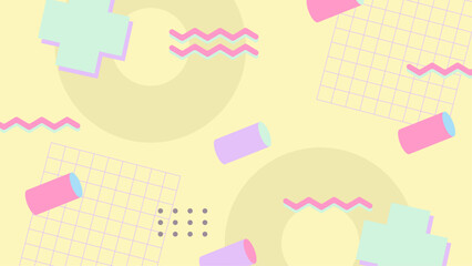 Pastel pink abstract geometric shapes suitable for backgrounds, social media design, print materials, and feminine branding projects. Ideal for creative projects.