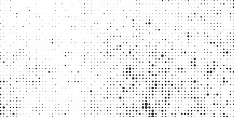 Dotted gradient halftone background. Horizontal seamless dots pattern in pop art style. Abstract modern stylish texture. Vector illustration, eps10