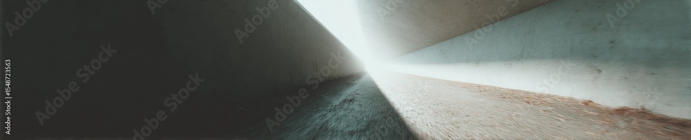 Poster futuristic abstract tunnel with high-speed fiber optic cables representing ultra-fast data transmiss