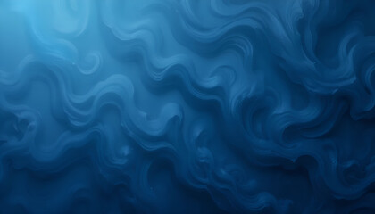 Obraz premium Deep Blue Underwater Abstract Background with Wavy Textures
