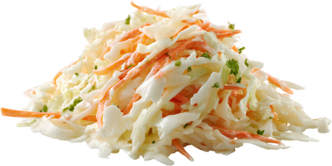 Coleslaw in Bowl Transparent Background