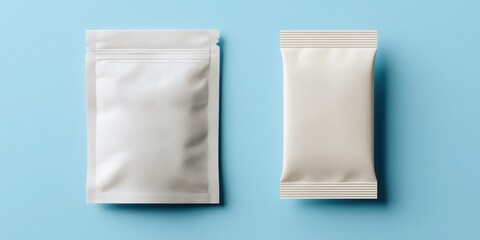 Sachet mockup for food packaging design and branding ideas