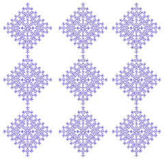 Blue Geometric Pattern, Abstract Grid Design, Symmetrical Line Art, Repeating Tile Motif, Digital Background, Modern Blue Pattern, Minimalist Geometric, Interlocking Shapes, Creative Pattern Design,