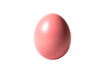 Pink Egg Isolated