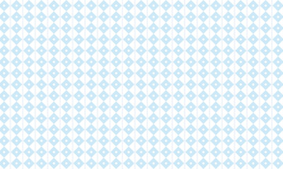 ラフな線の青いパステルカラーの爽やかな釘抜繋ぎ模様