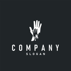 Fototapeta premium illustration of teamwork logo symbol icon with simple concept of team success with united hands together illustration template for product brand or poster