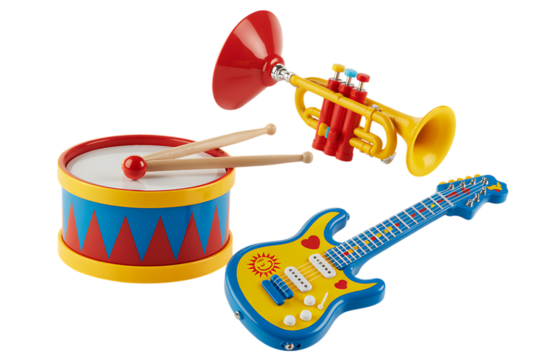 Colorful Toy Instruments