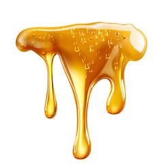 Dripping Honey Close-up, High-Quality Stock Photo