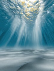 Underwater Sunlight Beams
