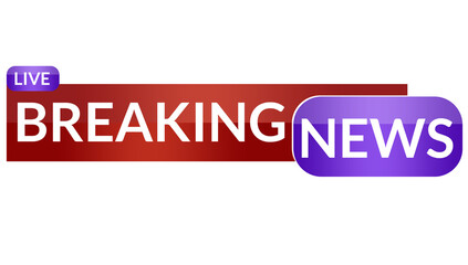 Live News Lower Third with Bold Typography and Motion ,Geometric Lower Third for Real-Time News Reporting

