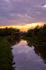 Fototapeta premium atardecer en culiacan