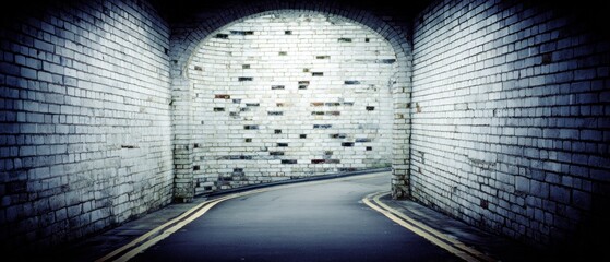 Urban alleyway tunnel