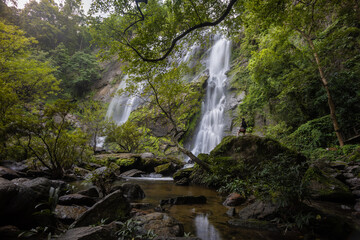 
Khlong Lan Waterfall is one of the most beautiful and grand waterfalls in Thailand. Below it is a large pool where you can swim. It is located in Khlong Lan National Park, Kamphaeng Phet