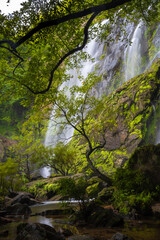 
Khlong Lan Waterfall is one of the most beautiful and grand waterfalls in Thailand. Below it is a large pool where you can swim. It is located in Khlong Lan National Park, Kamphaeng Phet