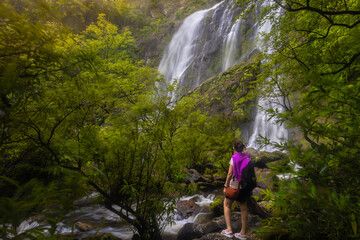 
Khlong Lan Waterfall is one of the most beautiful and grand waterfalls in Thailand. Below it is a large pool where you can swim. It is located in Khlong Lan National Park, Kamphaeng Phet