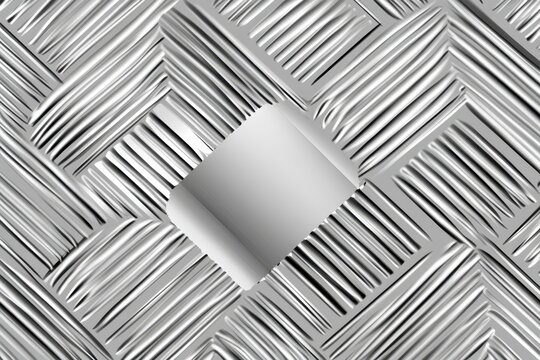 Abstract geometric pattern of intersecting lines, creating a woven or lattice effect.  A central square area is highlighted with a subtle gradient