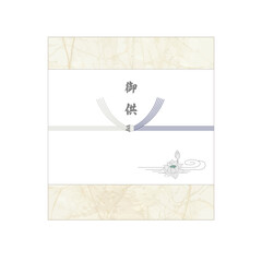 お盆のお供えのベクターイラスト