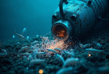 The faint light of deep-sea relics