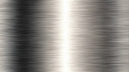 Shiny chrome silver effect background with smooth brushed metal lines