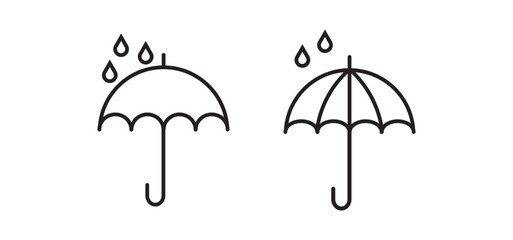 umbrella icon set vector. Simple umbrella icon set © MDParveg