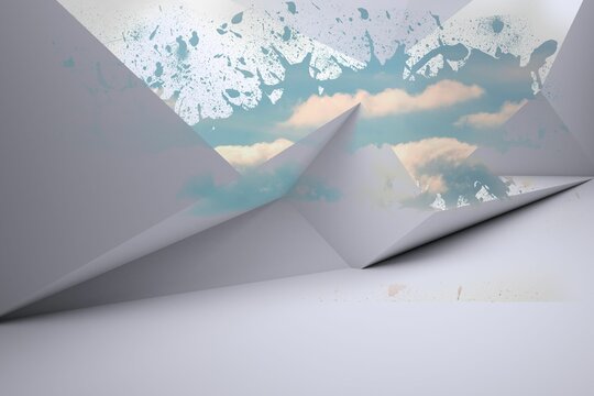Fototapeta Splash showing cloudy sky