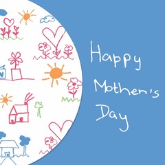Mothers day greeting card