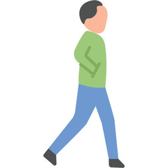 Nordic Walking Illustration