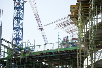 Work in progress in the city