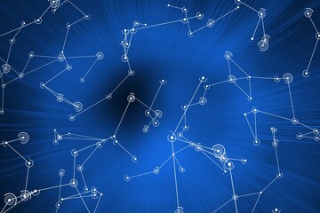 Shiny futuristic connections