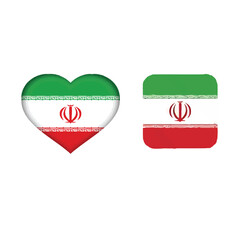  IRAN NATIONAL FLAG VECTOR SET