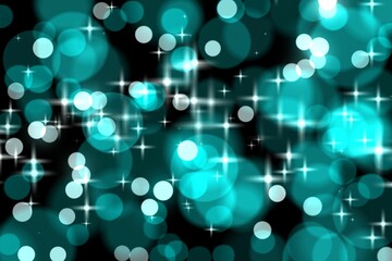 Naklejka na ściany i meble Digitally generated twinkling light design