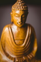 Close-up of Buddha statue