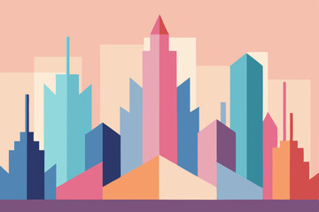 vector illustration of city skyline