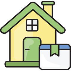 Home Delivery Sticker