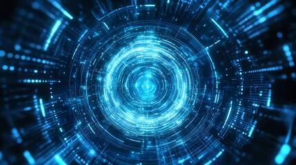 Futuristic digital tunnel (27)