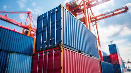 Emphasizing International Trade and Cargo Import-Export Business Dynamics.