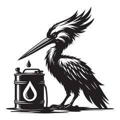 illustration of a pelican