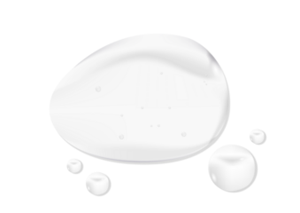 Liquid cosmetic product. Jelly bubble transparent toner. Makeup cleaner. Gel serum texture. Clear skin care liquid drops