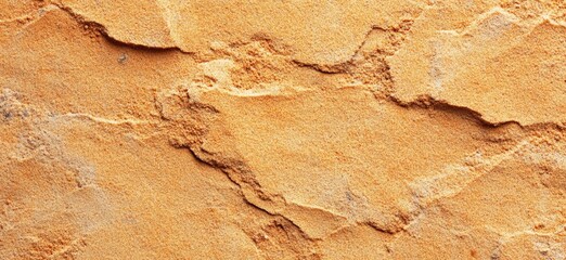 Light Brown Stone Texture With Cracks And Rough Edges