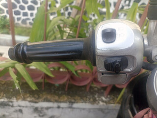 switch to turn the lights on and off on a motorbike